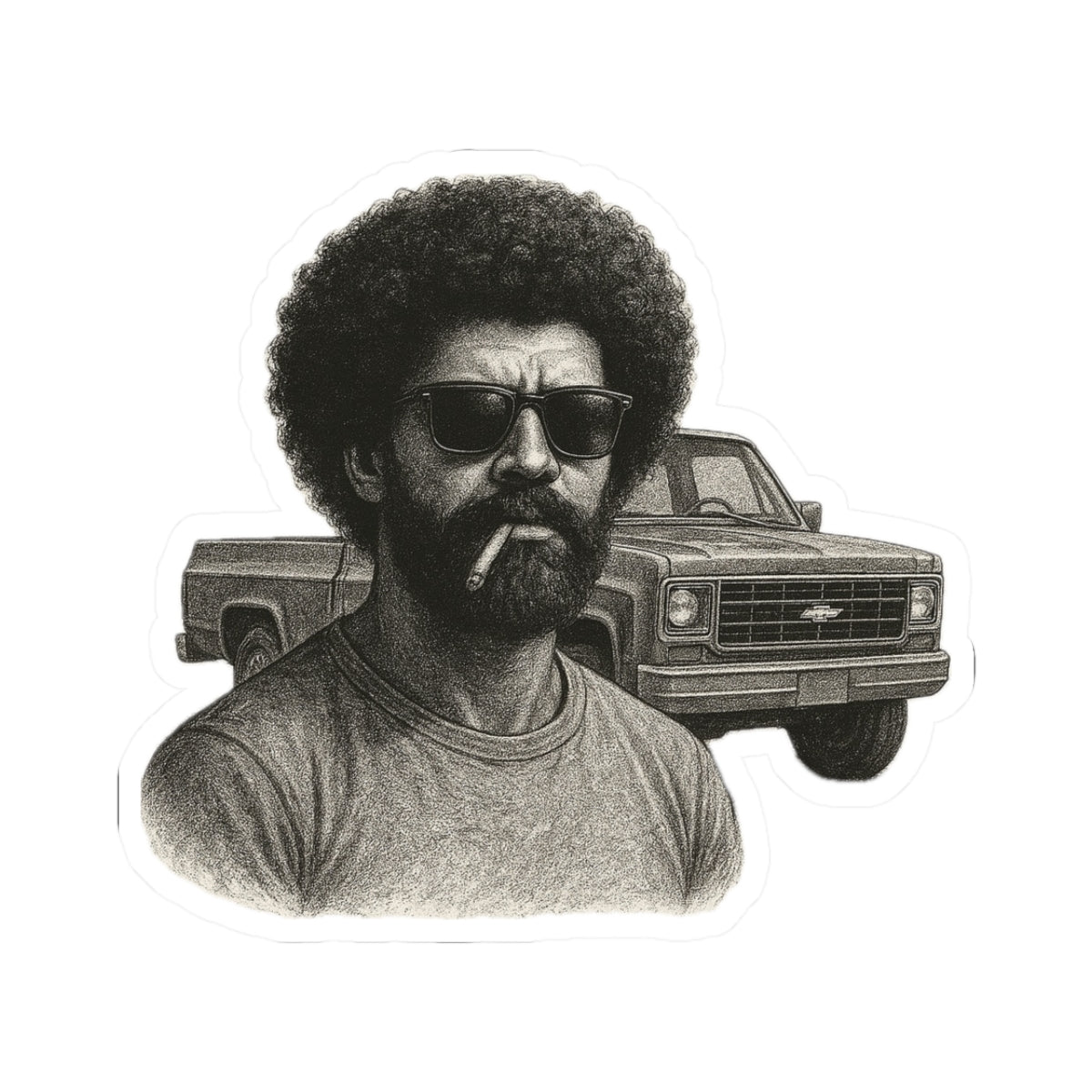 Square Body Sticker